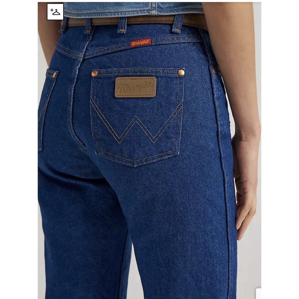 Wrangler A102 3040 womens Cowboy Cut Slim Fit Natural Rise Waist Jeans 7 X 36 - Picture 6 of 14
